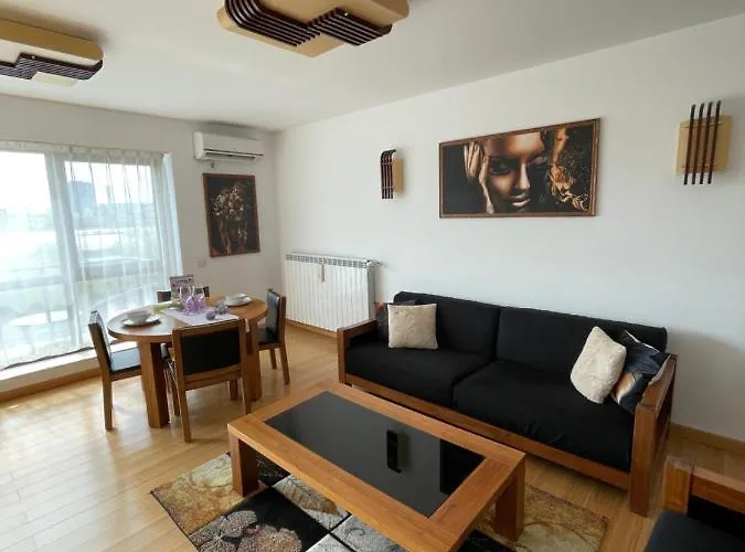 Апартаменти Sunny Two Apartment, Baneasa, Petrom City, Free Wi-fi And Underground Parking Бухарест