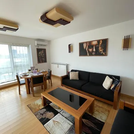 Апартаменти Sunny Two Apartment, Baneasa, Petrom City, Free Wi-fi And Underground Parking Бухарест