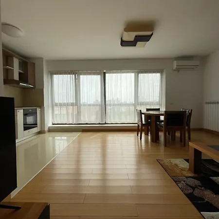 Sunny Two Apartment, Baneasa, Petrom City, Free Wi-fi And Underground Parking *